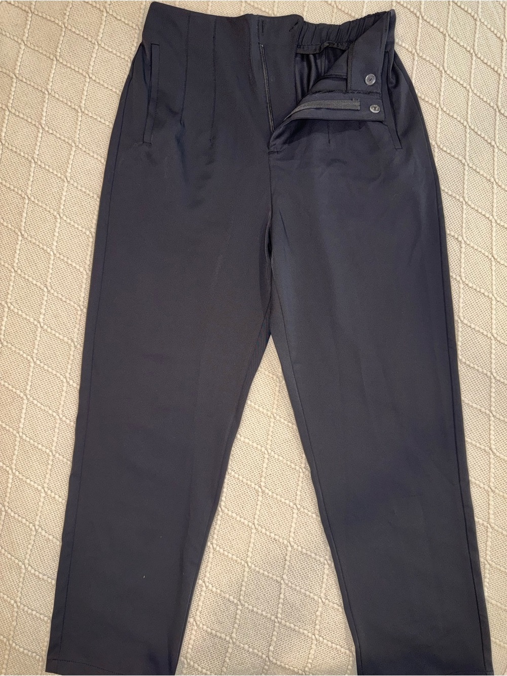 HALARA Women’s Black Dress Pants — Tailored Relaxed Fit Size M